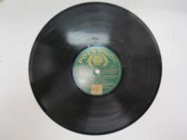 Polyphon S / X.S 42718 J. Ekberg - Pusta uinuaa / Miks´oi armas kyynel sun silmäs täyttää? -savikiekkoäänilevy / 78 rpm 10&quot; record