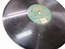 Polyphon S / X.S 42718 J. Ekberg - Pusta uinuaa / Miks´oi armas kyynel sun silmäs täyttää? -savikiekkoäänilevy / 78 rpm 10&quot; record