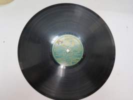 Polyphon S / X.S 42718 J. Ekberg - Pusta uinuaa / Miks´oi armas kyynel sun silmäs täyttää? -savikiekkoäänilevy / 78 rpm 10&quot; record