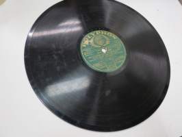 Polyphon S / X.S 42718 J. Ekberg - Pusta uinuaa / Miks´oi armas kyynel sun silmäs täyttää? -savikiekkoäänilevy / 78 rpm 10&quot; record