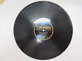 Columbia 7790 Leo Kauppi - Meren aallot / Oi, tyttö tule -savikiekkoäänilevy, 78 rpm 10&quot; record