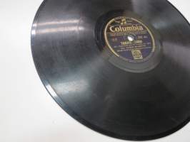 Columbia DY 41 Eugen Malmsten - Sumujen saari / Taikayö -savikiekkoäänilevy, 78 rpm 10&quot; record