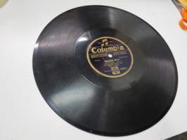 Columbia 13351 Leo Kauppi - Maailman Matti / Rivakka polkka -savikiekkoäänilevy, 78 rpm 10&quot; record