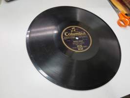 Columbia 13351 Leo Kauppi - Maailman Matti / Rivakka polkka -savikiekkoäänilevy, 78 rpm 10&quot; record
