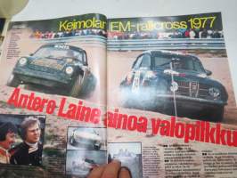 Tuulilasi 1977 nr 7, Tee-se-itse Gazelle, Lada 1600 &amp; VW Derby LS koeajo, Kypärä pyöräilijöille?, Matra Rancho, Keimola EM-rallicross, Finnjet tehokas jättiläinen ym