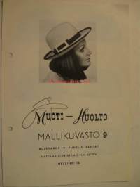 Muoti-Huolto Oy hattumallikuvasto 9 -luettelo