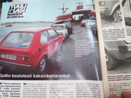 Tuulilasi 1977 nr 11, Suurvertailu, Datsun ja vannejupakka, Öljyjen roskat, Citroën GS &amp; Renault 14 kestotesti, Lontoon autonäyttely, Antero Laine, TVH tuhlaa, ym.