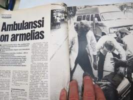 Tuulilasi 1977 nr 11, Suurvertailu, Datsun ja vannejupakka, Öljyjen roskat, Citroën GS &amp; Renault 14 kestotesti, Lontoon autonäyttely, Antero Laine, TVH tuhlaa, ym.