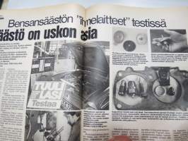 Tuulilasi 1977 nr 11, Suurvertailu, Datsun ja vannejupakka, Öljyjen roskat, Citroën GS &amp; Renault 14 kestotesti, Lontoon autonäyttely, Antero Laine, TVH tuhlaa, ym.