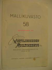 Muoti-Huolto Oy hattumallikuvasto 58 -luettelo