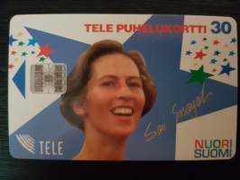 Tele puhelukortti 30. Nuori Suomi