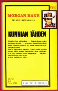 Louis Masterson - Morgan Kane N:o 5 Kunniasi tähden 2. painos, 1983.