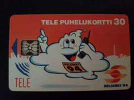 Tele puhelukortti 30. Helsinki ´94.