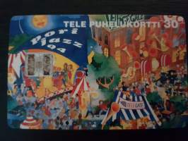 Tele puhelukortti 30. Pori Jazz 1994.