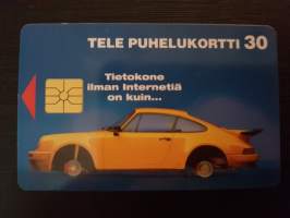 Tele puhelukortti 30, Tietokone ilman Internettiä on kuin ..., 1997