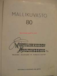 Muoti-Huolto Oy hattumallikuvasto 80 -luettelo