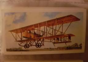 History of Aviation, A series of 50, N:o 6, Maurice Farman Biplane