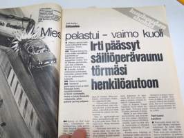 Tuulilasi 1977 nr 5, Renault TL 14, Fiat 132 esittely, Cabby &amp; Solifer, MB Coupé, Leirintämatkailuopas, Helsingistä Helsingborgiin, Citoën GS 1220 Pallas, ym.