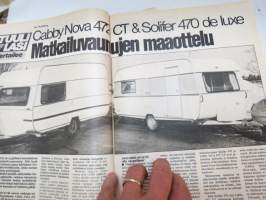 Tuulilasi 1977 nr 5, Renault TL 14, Fiat 132 esittely, Cabby &amp; Solifer, MB Coupé, Leirintämatkailuopas, Helsingistä Helsingborgiin, Citoën GS 1220 Pallas, ym.