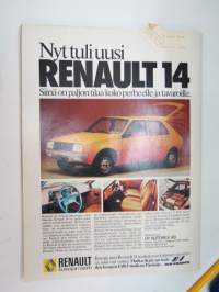Tuulilasi 1977 nr 5, Renault TL 14, Fiat 132 esittely, Cabby &amp; Solifer, MB Coupé, Leirintämatkailuopas, Helsingistä Helsingborgiin, Citoën GS 1220 Pallas, ym.