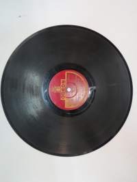 Odeon A 228 284 Georg Malmstén - Pikku mies / Lemmenliekki leimahtaa -savikiekkoäänilevy / 78 rpm 10&quot; record