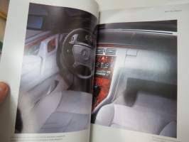 The Mercedes-Benz E-Class Saloons 1996 -myyntiesite / brochure