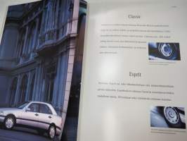 Mercedes-Benz C-sarjan Sedan 1997 -myyntiesite / brochure