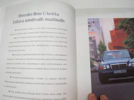 Mercedes-Benz C-luokka 1994 -myyntiesite / brochure