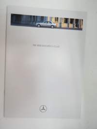 The Mercedes-Benz C-Class 1996 -myyntiesite / brochure