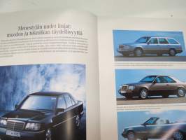 Mercedes-Benz E-luokka 1994 -myyntiesite / brochure