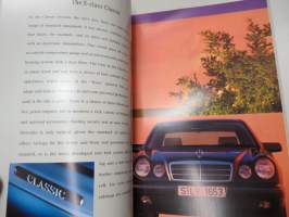 The Mercedes-Benz E-Class Saloons 1996 -myyntiesite / brochure