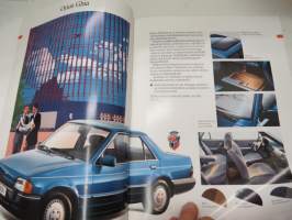 Ford Orion 1989 -myyntiesite / brochure