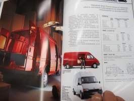 Ford Transit 1992 -myyntiesite / brochure