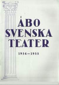 Åbo Svenska Teater  1954 - 1955  paljon mainoksia