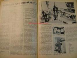 Purje ja Moottori 1969 nr 2, kansikuva Swan 36, Vesitasot, Urheilusukellus 8 sivun artikkeli, Pujottelurinteet kutsuvat, ym.