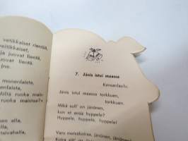 Joululauluja Nr 1 - Paletti 476 -muotoonleikattu, laulukirjanen / song book, christmas songs