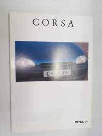 Opel Corsa 1993 -myyntiesite / brochure