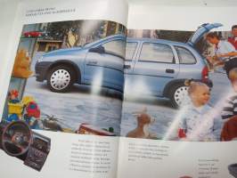 Opel Corsa 1993 -myyntiesite / brochure