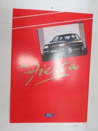 Ford Fiesta 1990 -myyntiesite / brochure