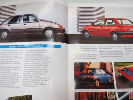 Ford Fiesta 1990 -myyntiesite / brochure