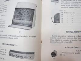 Kanaloille rehuja, ruokintavälineitä, hoitovälineitä, hautomakoneita, keinoemoja - Oy Turun Muna - Hinnasto nr 11 1929 kananrehujen ja  ja kanatalouden