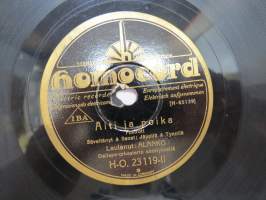Homocord H-O. 23119 Alanko - Syysorvokki / Äiti ja poika -savikiekkoäänilevy / 78 rpm 10&quot; record
