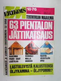 Tekniikan Maailma 1976 nr 18 - Erikois TM Rakentamisen ja asumisen erikoisnumero -magazine, special issue