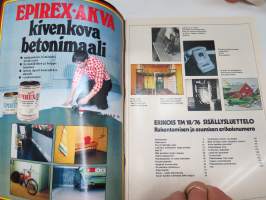 Tekniikan Maailma 1976 nr 18 - Erikois TM Rakentamisen ja asumisen erikoisnumero -magazine, special issue