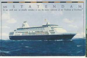 M/S Amsterdam 1993 - laivakortti, laivapostikortti postikortti