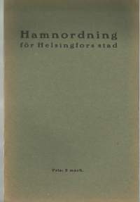 Hamnordning för Helsingfors stad