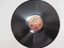 His Masters Voice X 2375, Väino Sola - Sonja (venäläinen ballaadi) / Ei kyytimies, kiirettä oo (mustalaislaulu) -savikiekkoäänilevy / 78 rpm 10&quot; record