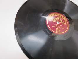 His Masters Voice X 6282, Mieskuoro Finlandia - Vid milan / Suruisena -savikiekkoäänilevy / 78 rpm 10&quot; record