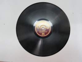 His Masters Voice X 6282, Mieskuoro Finlandia - Vid milan / Suruisena -savikiekkoäänilevy / 78 rpm 10&quot; record