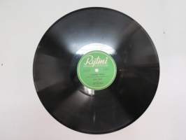 Rytmi R 6211, Kalevi Tauru - Hiljainen tango / Rakkaalle äidille -savikiekkoäänilevy / 78 rpm 10&quot; record